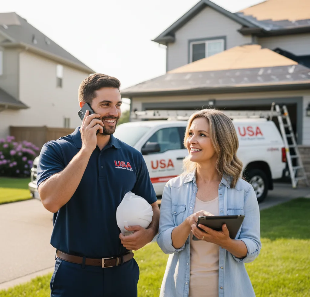 USA Roof Repair Experts customer support in Guyton